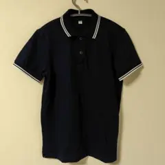 【美品】ユニクロ　半袖ポロシャツ　Sサイズ ネイビー