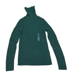 【新品タグ付き】ユニクロ エクストラファインメリノリブタートルネックセーター