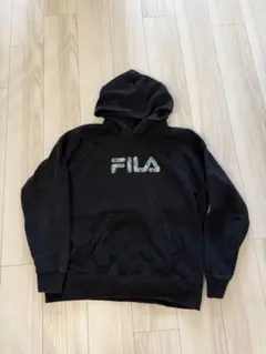 FILA プルオーバーパーカー ブラック フィラのサムネイル