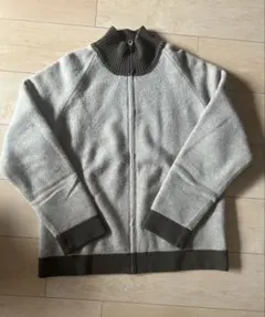 ジップアップセーター ニット