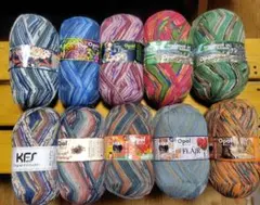 オパール毛糸 編み物