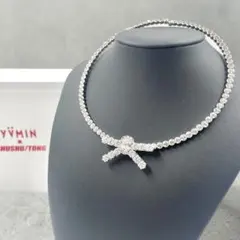 shushutong x Yvmin リボン チョーカー ネックレス 18k - メルカリ