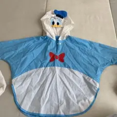ドナルドダック レインポンチョ　90cm ディズニー　レインコート
