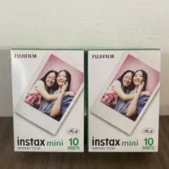富士フイルム（FUJIFILM）チェキ用純正フィルム 10枚入×2箱セット