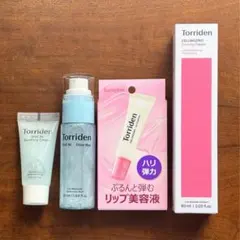 【未使用】Torriden コラーゲンクリーム/リップ/ミスト/ミニクリームのサムネイル