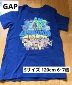 GAP 男の子 半袖Tシャツ マイクラ 120cm