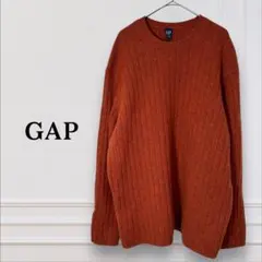 00s OLD GAP /ラムウール100%/リブニット セーター/XL