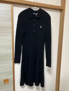 Polo Ralph Lauren 黒 長袖 ワンピース L