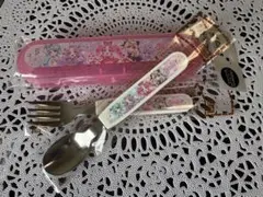 名探偵プリキュア カトラリー3点セット スプーン フォーク ケース