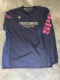 DESCENTE ネイビー 長袖 ウォームアップウェア