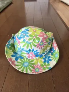 フラワーパターン キッズ用ハット