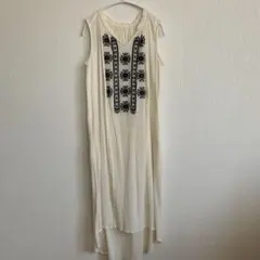 Khaju ノースリーブワンピース　白