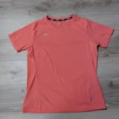 Mizuno Lサイズ サーモンピンク　Tシャツ