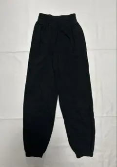 GAP ブラック ジョガーパンツ フリース素材