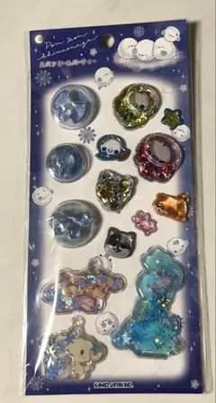 おすそわけ　しずくちゃん　シナモンロール　カプセルシール　和柄ボンドロ