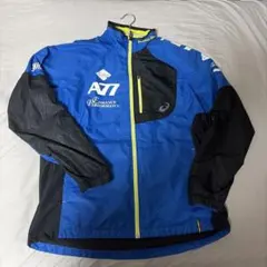 asics A77 ピステ ウィンドブレーカー ブルー