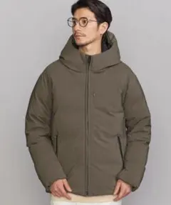 BEAUTY&YOUTH 小松マテーレ シャンブレー ダウンジャケット