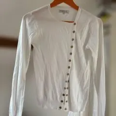 agnès b. ホワイト 長袖カーディガン サイズ1