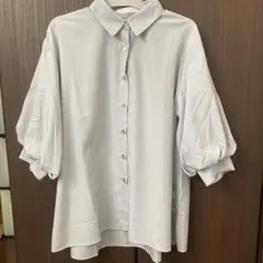 Ray Cassin❣️ボリューム袖ブラウス❣️グレー❣️