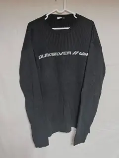Quiksilverクイックシルバーオーバーサイズニットセーター希少デザイン ムラサキスポーツ限定】 QUIKSILVER クイックシルバー メンズ