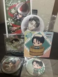 進撃の巨人　リヴァイ兵長グッズセット