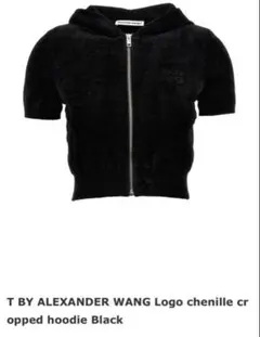 alexanderwang.t ブラック フード付きショートスリーブのサムネイル