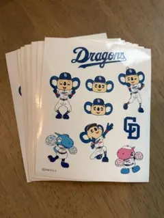 ドラゴンズ ドアラ　マスコット ステッカーセット