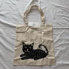 フライングタイガー トートバッグ　黒猫