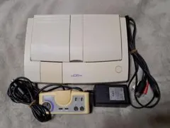 PCエンジンDUOとゲームソフト11本セット+コントローラー、マルチタップ