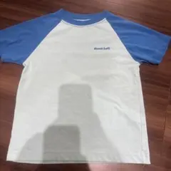 mont-bell キッズ Tシャツ ラグラン ブルー　120