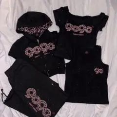 9090GAL　ラメ 黒Tシャツ