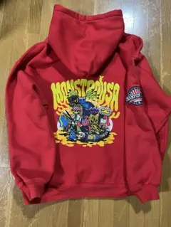 Champion パーカー 赤　XXL チャンピオン　monstrousa