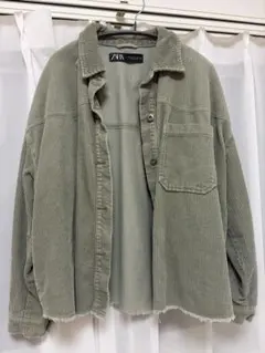ZARAコーデュロイシャツジャケット