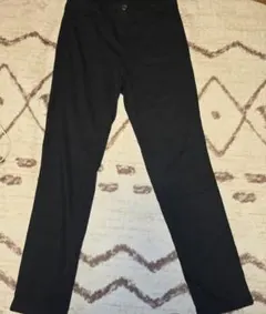 ブラック スリムフィット カジュアルパンツ Mサイズ