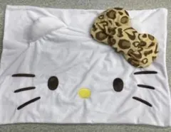 ハローキティ　ヒョウ　しまむら　枕カバー　枕パッド　サンリオ　フェイス型