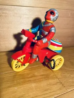 キカイダー三輪車❗️ソフビ❗️三輪車当時物おみやげ‼️ソフビ!❗️ キカイダー三輪車❗️当時物❗️おみやげソフビ❗️オンライン