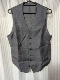 COMME CA MEN フォーマルベスト Sサイズ グレー