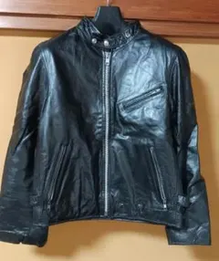 シングルライダースジャケット ブラック