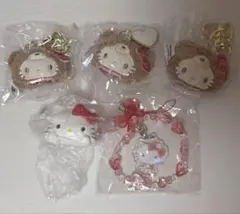 2011年製 ハローキティ Hello Kitty アクセサリーストラップ 4個