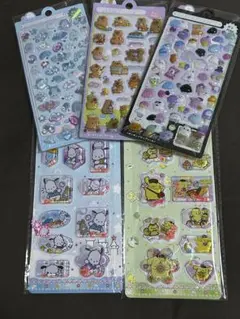 『新品・未使用』BONBONDOROPシール3枚・水シール2枚の5枚セット