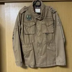 ブラウン ミリタリージャケット