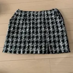 H&M ミニスカート　チェック柄