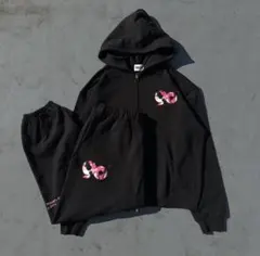 9090 Logo Assort Zip Hoodie Pants M