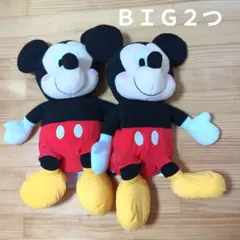 新品未使用　FukuFuku　もこふわぬいぐるみ　ミッキーマウス　２つ　プライズのサムネイル