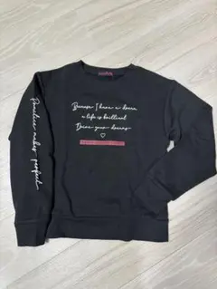 ラブトキ♡黒トレーナー(140)