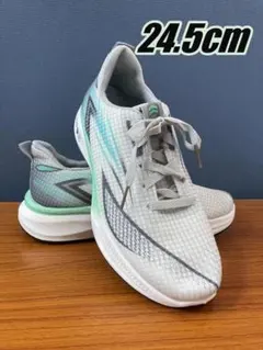 スニーカー　靴　ウォーキング　室内履き　【グレー】【24.5cm】のサムネイル