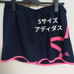 adidas ネイビー ピンク ハーフパンツ