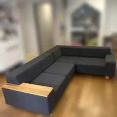 FLANNEL SOFA Blick（ブリック）4人掛ソファ本体①【②がカウチ】のサムネイル