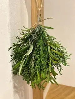 【数量限定】クリスマス　スワッグ　リース　ドライフラワー　ナチュラル　コニファー