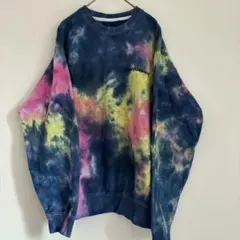 美品✨riversidewang タイダイ スウェット オーバーサイズ ピンク